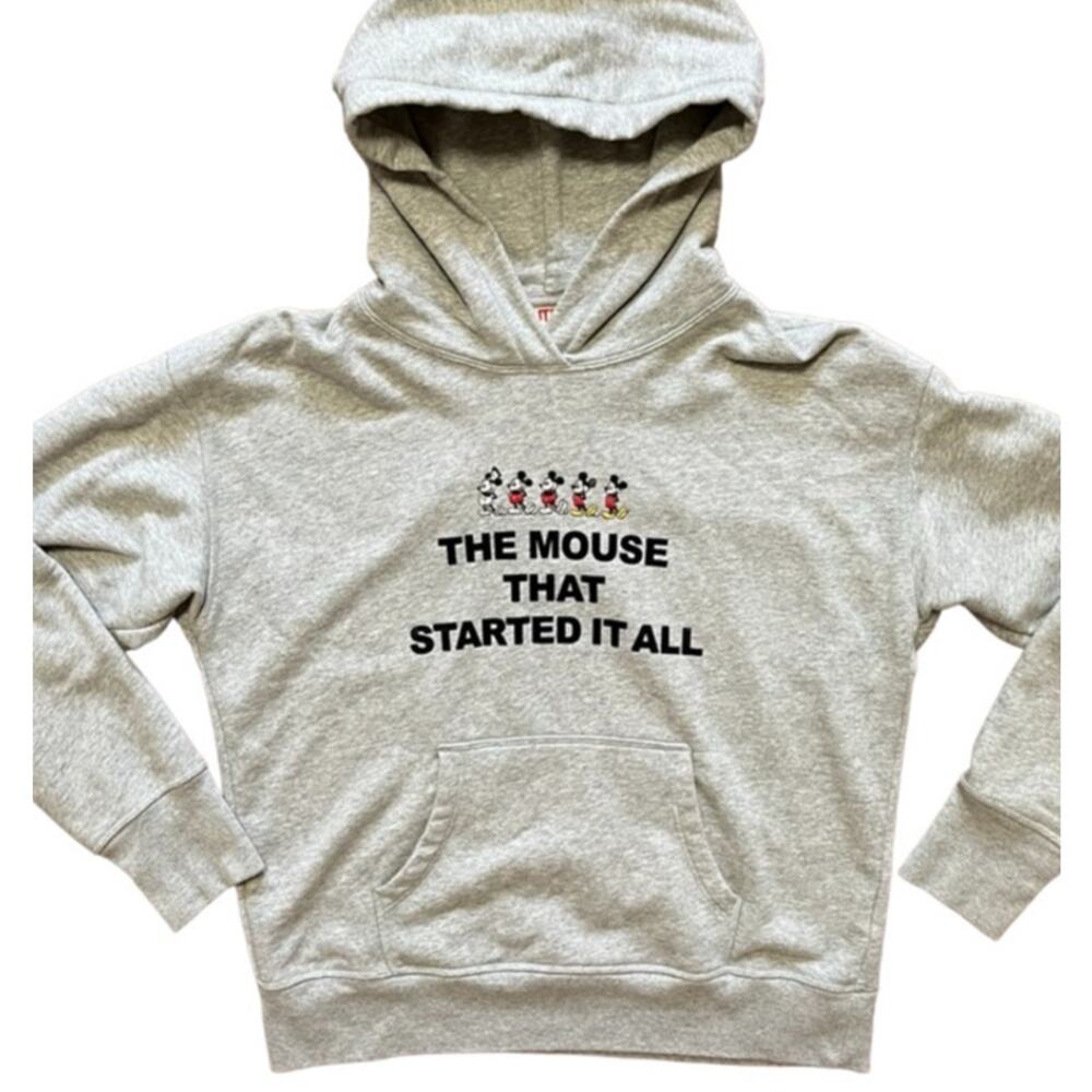 UNIQLO x DISNEY Mickey Hoodie Sweatshirt - The Mouse That Started It All  SZ M